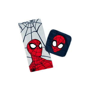 lot 4005 image: Spiderman 2 Piece Bath Towel Set