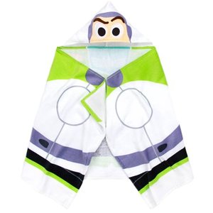 lot 4020 image: Pixar Toy Story Buzz Lightyear Multicolor Hooded Towel