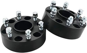 lot 2026 image: DCVAMOUS 2PC Black 6x5.5 Wheel Spacers 2 Inch with 14x1.5 Studs Compatible with Chevy GMC 6 Lug 6x139.7 for 1999-2022 Silverado Sierra 1500 Tahoe  1988-2022 Suburban Yukon 1500  2019-2022 RAM-1500