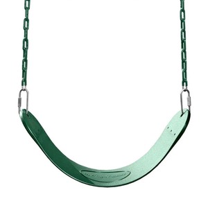 lot 2031 image: Swing Set Accessories, 2 x swings, 2 Hanging Handles with Chains and Clips