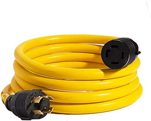 lot 2105 image: Houseables Generator Cord 30 Amp 4 Prong, Generators Extension, 10 Ft, 125-250v, 7500 watt max Rating