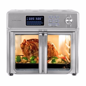 lot 2122 image: Kalorik - 26qt Digital Maxx Air Fryer Oven - Stainless Steel