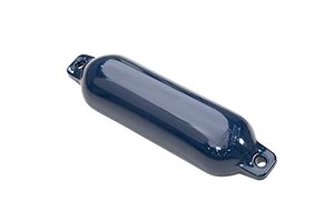 lot 2136 image: Taylor Made Products 571023 Hull Gard Inflatable Vinyl Boat Fender, 6.5 x 23 inch, Navy Blue