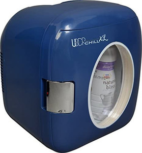lot 2202 image: Uber Appliance UB-XL1-BLUE Mini Fridge, 9L, Navy Blue