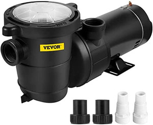 lot 2218 image: VEVOR Swimming Pool Pump, 1.5 HP 115 V, 1100 W Single Speed Pumps for In Above Ground Pool