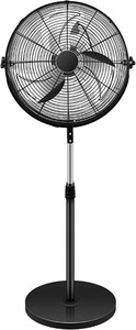 lot 2316 image: Simple Deluxe 18 Inch Pedestal Standing Fan High Velocity Heavy Duty Metal