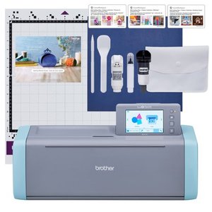 lot 2317 image: Brother ScanNCut DX SDX125 Electronic Cutting Machine with Built-in Scanner - GreyAqua
