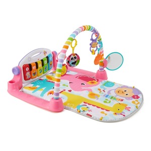 lot 2320 image: Fisher-Price Deluxe Kick-and-Play Piano Gym, Multicolor (FVY58)