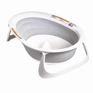 lot 2401 image: Boon Naked 2 Baby Bath Tub - Gray