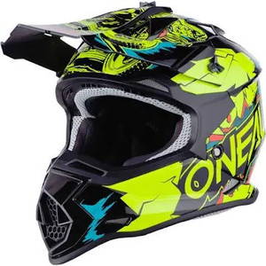 lot 2404 image: Oneal 2020 Youth 2 Series Helmet - Villain Neon Yellow - Youth Large
