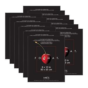 lot 2406 image: MCS Format Frames, 8 x 10 in, Black, 12 Count