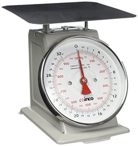 lot 2408 image: Winco SCAL-62 2-Pound1kg Scale with 6.5-Inch Dial