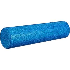 lot 2415 image: Amazon Basics High-Density Round Foam Roller for Exercise and Recovery - 24-inch, Blue