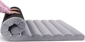 lot 2425 image: Memory Foam Camping Mattress Pad Sleeping Pad, Camp Bed Roll Up Mattress Foldable Floor Mattress, Portable Bed Floor Lounger for Kids, Adults, Single, Twin, Guest, Cot, Travel Sleep Mat for Car Tent