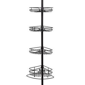 lot 3007 image: Zenna Home 2161HB Shower Tension Pole Caddy, Bronze