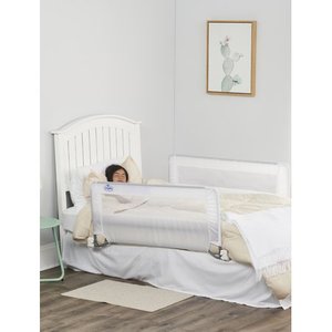 lot 3013 image: Regalo Swing Down Double Sided Bed Rail Guard, with Reinforced Anchor Safety System, Includes Two Rails 43-Inch Long and 20-Inch Tall