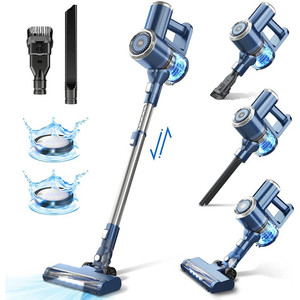 lot 3026 image: Prettycare Cordless Stick Vacuum Cleaner Lightweight for Carpet Floor Pet Hair W200