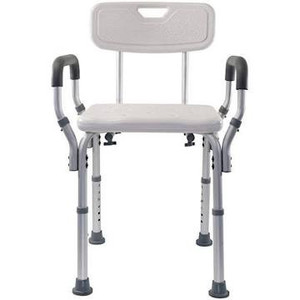 lot 3034 image: Medical Bath Shower Seat Safety Support Bathtub Bench Chair Stool Armrest Back