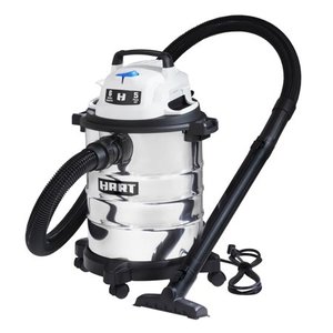 lot 3043 image: Hart 6-Gallon Stainless Steel WetDry Vacuum, VOC607S 3702