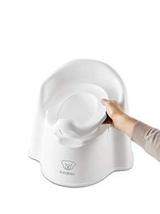 lot 3116 image: BabyBj�rn Potty Chair, WhiteGray