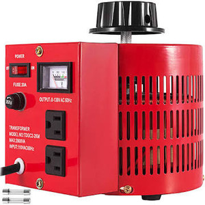 lot 3206 image: Mophorn 2KVA Transformer Max 20 Amp Variable Transformer 0-130 Volt Output Variable AC Voltage Regulator for Industries Equipment Appliances