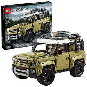 lot 3243 image: LEGO Technic Land Rover Defender 42110 Building Kit (2573 Pieces)