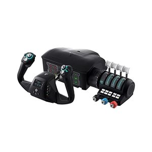 lot 3250 image: Turtle Beach VelocityOne Flight Universal Control System - Xbox Series X & Xbox Series S, Xbox One & Windows 10 & 11 PCs with Yoke Handle, Throttle Quadrant, Trim Wheel & Rudder Controls