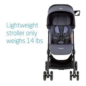 lot 3329 image: Maxi-Cosi Lara Lightweight Ultra Compact Stroller, Tetra Plum