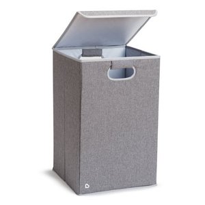 lot 3330 image: Munchkin Nursery Laundry Hamper, Gray