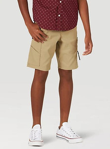 lot 3368 image: Boys Wrangler� Tech Cargo Short In Sandalwood, L