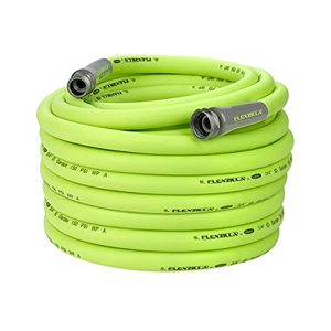 lot 3393 image: Flexzilla Garden Hose, 34 in. x 100 ft., Heavy Duty, Lightweight, Drinking Water Safe - HFZG6100YW
