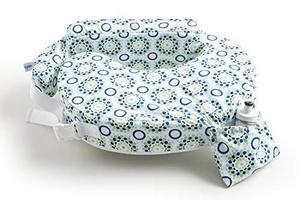 lot 3404 image: My Brest Friend Original Nursing Pillow For Breastfeeding, Nursing and Posture Support with Pocket and Removable Slipcover, Sparkles