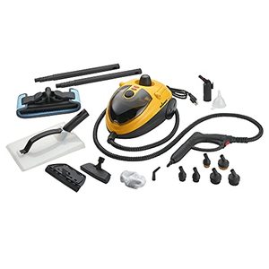 lot 3416 image: Wagner Spraytech 0282014 915e On-Demand Steam Cleaner & Wallpaper Removal, Multipurpose Power Steamer, 18 Attachments Included (Some Pieces Included in Storage Compartment)