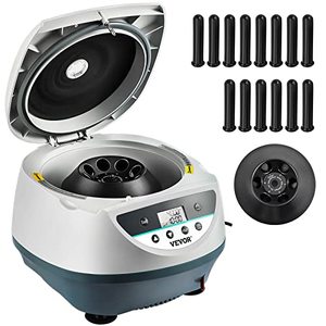 lot 3421 image: VEVOR Electric Lab Laboratory Centrifuge Machine, 500-5000 RPM Variable Speed, Lab Medical Practice wTimer and LCD Display, Mini Centrifuge with Low Noise, RCF Up to 3074xg