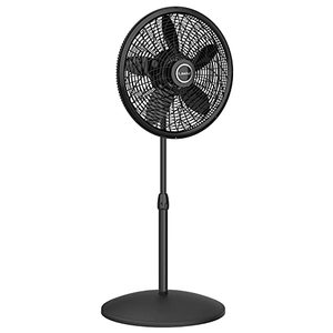lot 3434 image: Lasko Elegance & Performance Pedestal Fan, 18 Inch, Black 1827