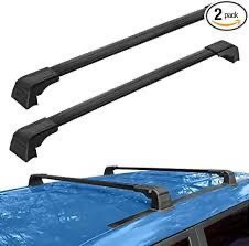 lot 5919 image: YITAMOTOR Roof Rack Cross Bars Compatible for 2014-2019 Kia Soul, Aluminum Cargo Carrier Rooftop Luggage Bike Crossbars with Side Rails, Black