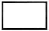 lot 5970 image: Damaged see pic - The Board Dudes Black Frame Dry Erase Board 22in x 35in