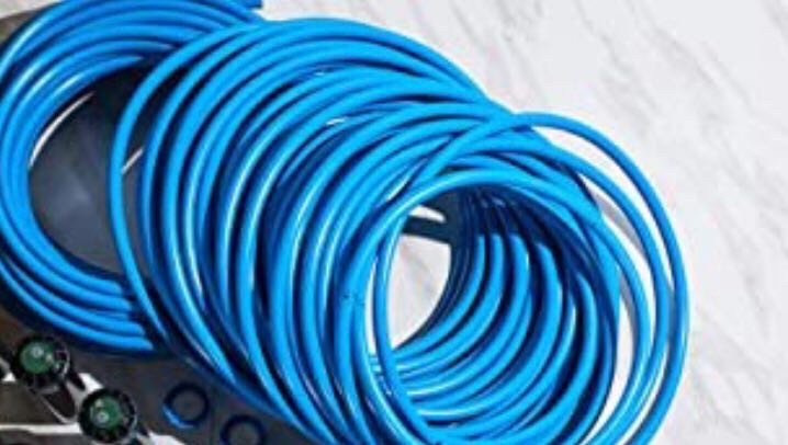 lot 6290 image: Orbit sprinkler system with just the blue-lock pipe