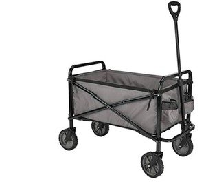 lot 6802 image: Amazonbasics Garden Tool Collection - Collapsible Folding Outdoor Grey