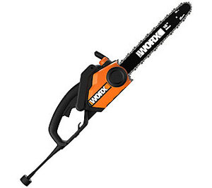 lot 6807 image: Worx WG303.1 16���� - 14.5 Amp Chainsaw Tool-Free Chain-Tensioning Chain Brake
