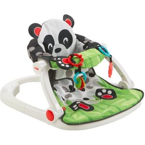 lot 6812 image: Fisher-Price Sit-Me-Up Floor Seat Panda Paws