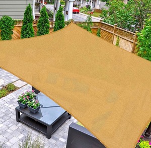 lot 6832 image: Asteroutdoor Sun Shade Sail Rectangle 16 X 16 Uv Block Canopy For Patio Bac...