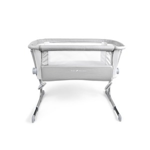 lot 6841 image: Baby Delight Beside Me Dreamer Bassinet & Bedside Sleeper - Driftwood Gray Fashion - Ages 0-5 Months - JPMA Certified