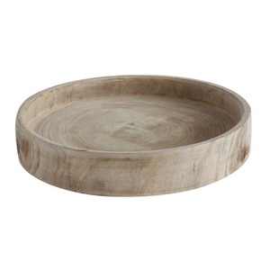 lot 6866 image: 3R Studio Hand Carved Wood Tray