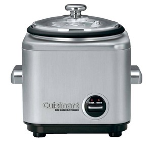 lot 6871 image: Cuisinart - 4 Cup Rice Cooker - Stainless Steel