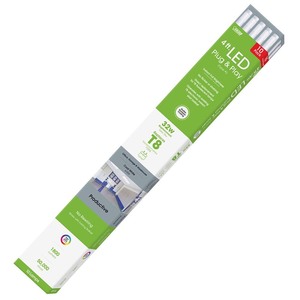 lot 6883 image: 10 pack Feit Electric Plug and Play T8 Cool White 48 in. G13 (Medium Bi-Pin) Linear LED Lamp 32 Watt