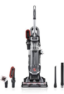 lot 6888 image: Hoover MAXLife Elite Swivel XL Pet Vacuum Cleaner with HEPA Media Filtration, Bagless Multi-Surface Upright for Carpets and Hard Floors, UH75250, Grey