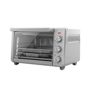 lot 6889 image: BLACKDECKER Crisp N Bake Air Fry Toaster Oven, TO3217SS