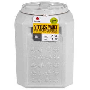 lot 6893 image: Gamma2 Vittles Vault Outback Pet Food Storage Container Grey 35 lb.