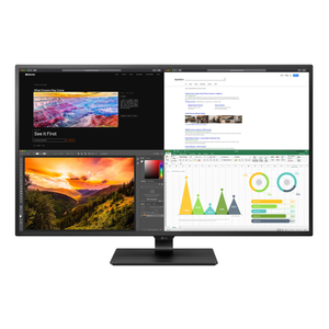 lot 6956 image: LG - 43 UltraFine 4K UHD Monitor with USB-C Connectivity - Black